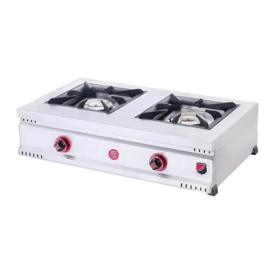 SilverInox MD-2G 2 Gözlü LPGli Set üstü Midi Ocak