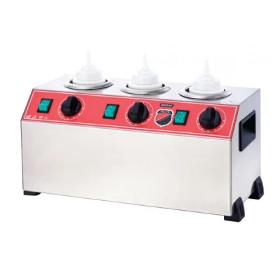 SilverInox SS-03 Elektrikli Sosluk 3 lü