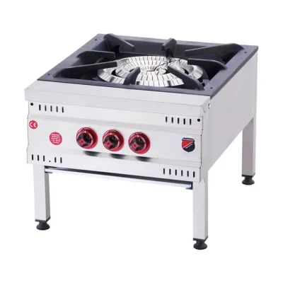 SilverInox YER-03 Üç Yanışlı Elektrikli ve Gazlı Yer Ocağı