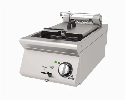 Atalay AEF-473 Elektrikli Fritöz 12 Litre Tekli Fritöz 40x73x30