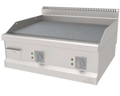 Atalay AEI-870-N CR Elektrikli Pleyt Izgara Oluklu Yüzey 80x70x30