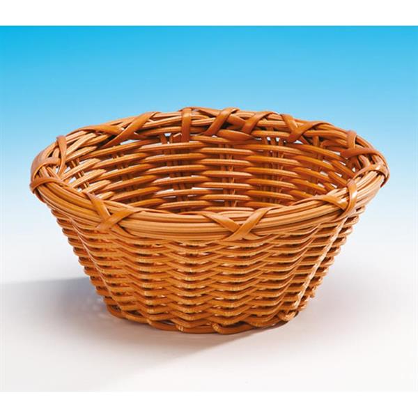 Zicco B-Ro-2163-22B Küçük Yuvarlak Plastik Sepet 20x9 Cm