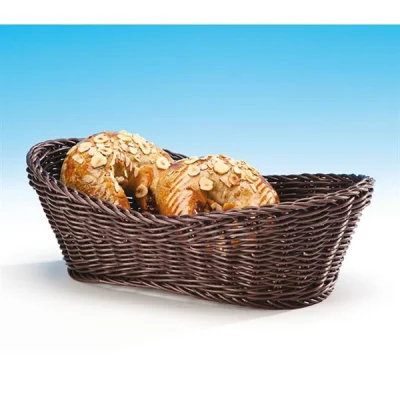 Zicco Jq 1015-B Büyük Oval Plastik  Ekmek Sepeti 29x20x10,5 Cm