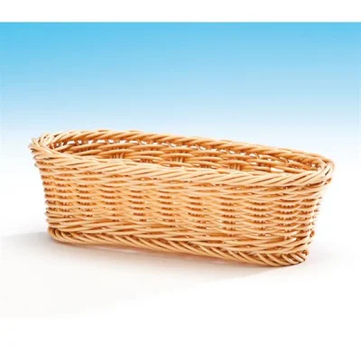 Zicco Jq 2003 Küçük Oval Plastik Ekmek Sepeti Açık Renk 23x10x6,5 Cm