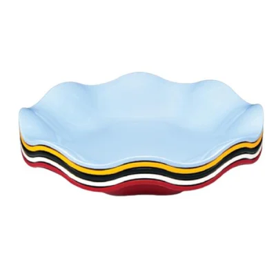 Zicco K-1403 Büyük Papatya Model Melamin Teşhir 45x7 Cm Beyaz