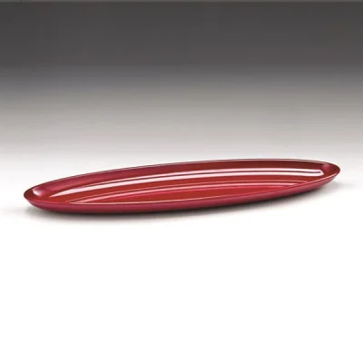 Zicco K-1453 Uzun Oval Melamin Teşhir 65x20x4 Cm Kırmızı