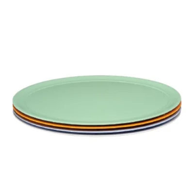 Zicco K-2003 Oval Melamin Teşhir 55,5x42x3 Cm Beyaz
