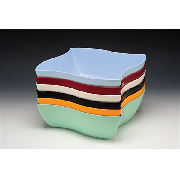 Zicco K-2007 Derin Melamin 28x28x9,5 Cm Siyah