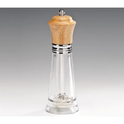 Zicco P019 08P Akrilik Tuz-Kara Biber Değirmeni 18,5 Cm