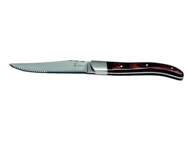 Zicco St 01 Steak Bıçak-(Koyu Renk ) 22,5 Cm