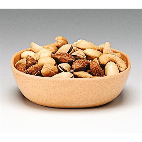 Zicco Sw 18040 Renkli Yuvarlak Bambu Çerezlik Turuncu 9,5x9,5 Cm