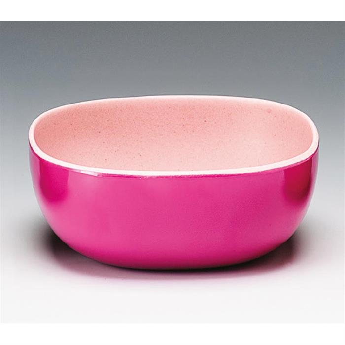 Zicco Whr 2134 Renkli Oval Bambu Çerezlik-Pembe 12X12 Cm
