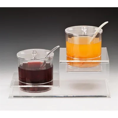 Zicco Zcp 196 2 Li Merdiven Model Polikarbonat Sosluk Reçellik Standı 1,5 Lt. 40x22,5x25 Cm