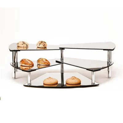Zicco Zcp 217-5 Kaptan Papyon Model Ayna Teşhir Standı 5 Basamaklı 84x45,5x24 Cm