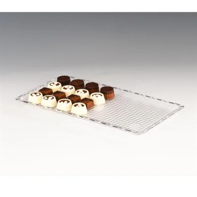 Zicco Zcp 224 Polikarbonat Çikolata Teşhir 15x30 Cm Şeffaf