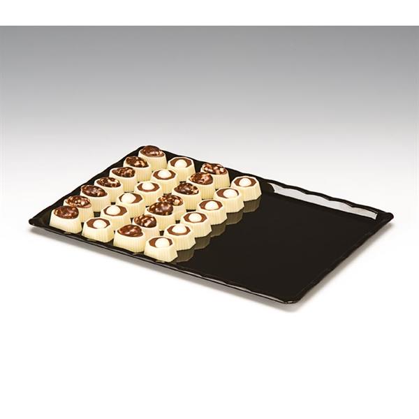 Zicco Zcp 225 Polikarbonat Çikolata Teşhir 20x30 Cm Siyah