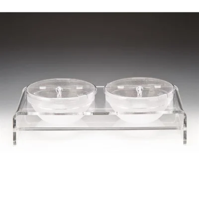 Zicco Zcp 285 2 Li Polikarbonat Kaseli Kalın Teşhir Standı 23x56x29 Cm