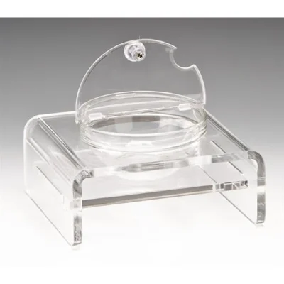 Zicco Zcp 286 1 Li Cam Kaseli Kapaklı Kalın Akrilik Teşhir Standı 21x19 Cm Ø14 Cm
