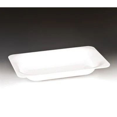 Zicco Zcp 298 Polikarbonat Dikdörtgen Model Teşhir Tabak Beyaz 40x26x6,5 Cm