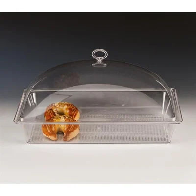 Zicco Zcp 314 Derin Polikarbonat Altlı Akrilik Kapaklı Kurabiye Lokum Muhafaza Kabı 43x28x18 Cm
