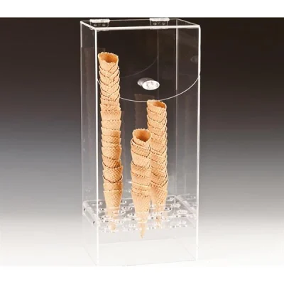 Zicco Zcp 316 Akrilik Kapaklı Dondurma Külahlık 24,5x18x55 Cm