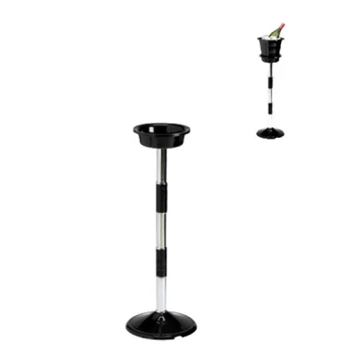 Zicco Zcp 344 Ayaklı Akrilik Şişe Kova Standı Siyah 71 Cm