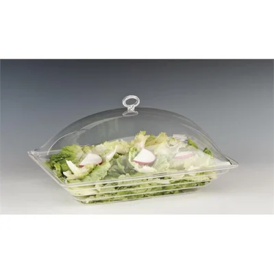 Zicco Zcp 450 Dikdörtgen Kapaklı Yivli Kaseli Fanus 43,5X28,5 Cm