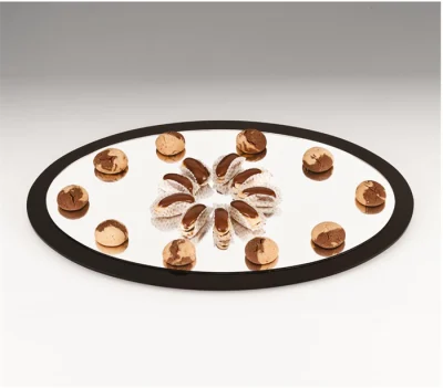 Zicco Zcp 588 60X40 Aynalı, Kulplu Teşhir Standı/Oval 60X40 Cm