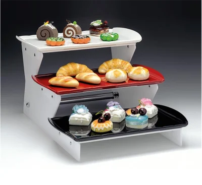 Zicco Zcp 675 3 Katlı Merdiven Model Teşhir Standı-Melamin Tepsili 60X36Xh 27,5 Cm