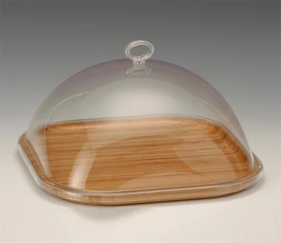 Zicco Zcp 697 Ahşap Altlı Akrilik Kapaklı Fanus 30*30 Cm 30X30Xh 15 Cm