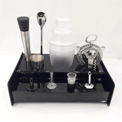 Zicco Zcp 836 Akrilik Standlı Bar Seti Polikarbonat Shaker 18x28x8,5 Cm