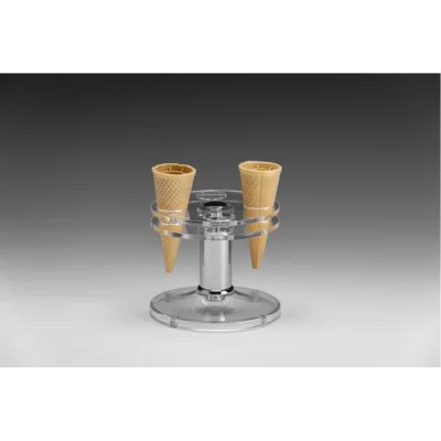 Zicco Zcp 854 Akrilik Dondurmalık Standı - 4 Gözlü Ø 14 x 12,5 Cm