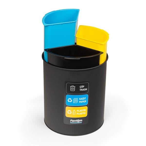 Fantom Roomcycle 30 Atık Kovası Çöp Kağıt Plastik
