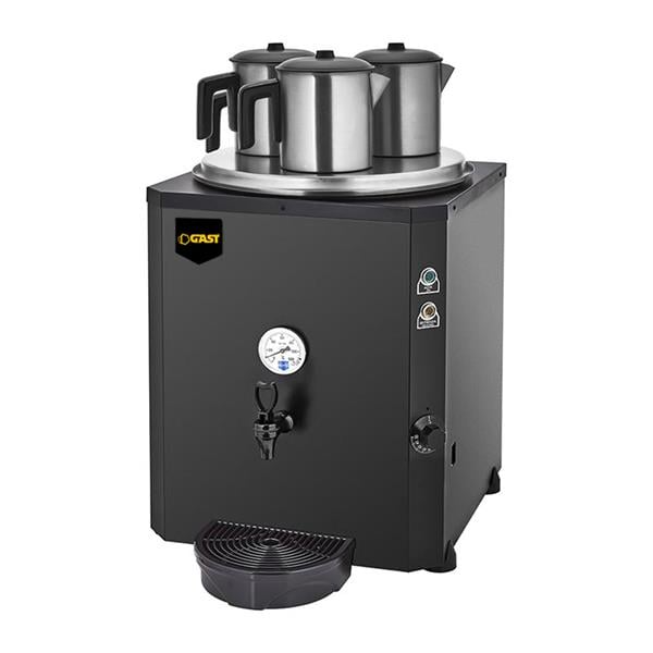Gast DE10 3 Demlikli Jumbo 40 lt Çay Ocağı Siyah