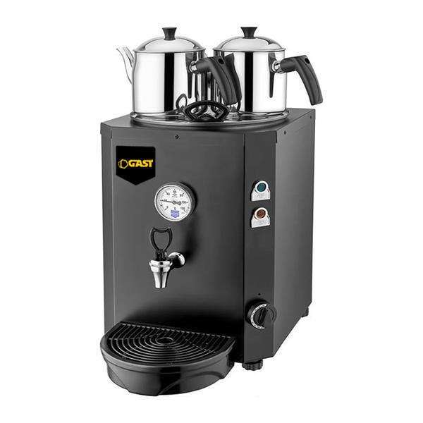Gast DE12 2 Demlikli Jumbo 13 lt Çay Ocağı Siyah