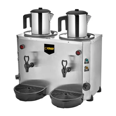 Gast DE15 2 Demlikli Mini Jumbo 9+9 lt Çay Ocağı