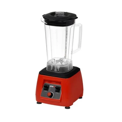 Omake 3 L Kapak Sensörlü Buz Kırıcı Manuel Bar Blender 2200W Kırmızı