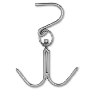 Pirge 81040 Butcher's PKG Nikel Çengel 8 mm (Kuzu-Max 70kg)