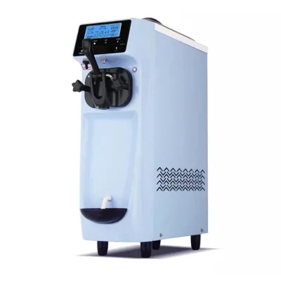 VOSCO VST-16EM Soft Dondurma Makinesi Set Üstü Mavi